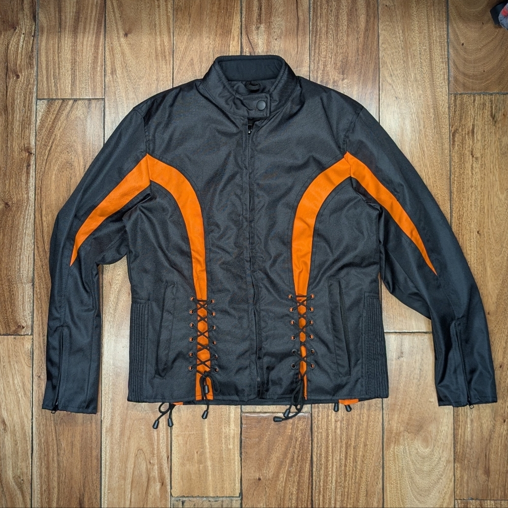 Lace Up Y2K Moto Jacket (S)